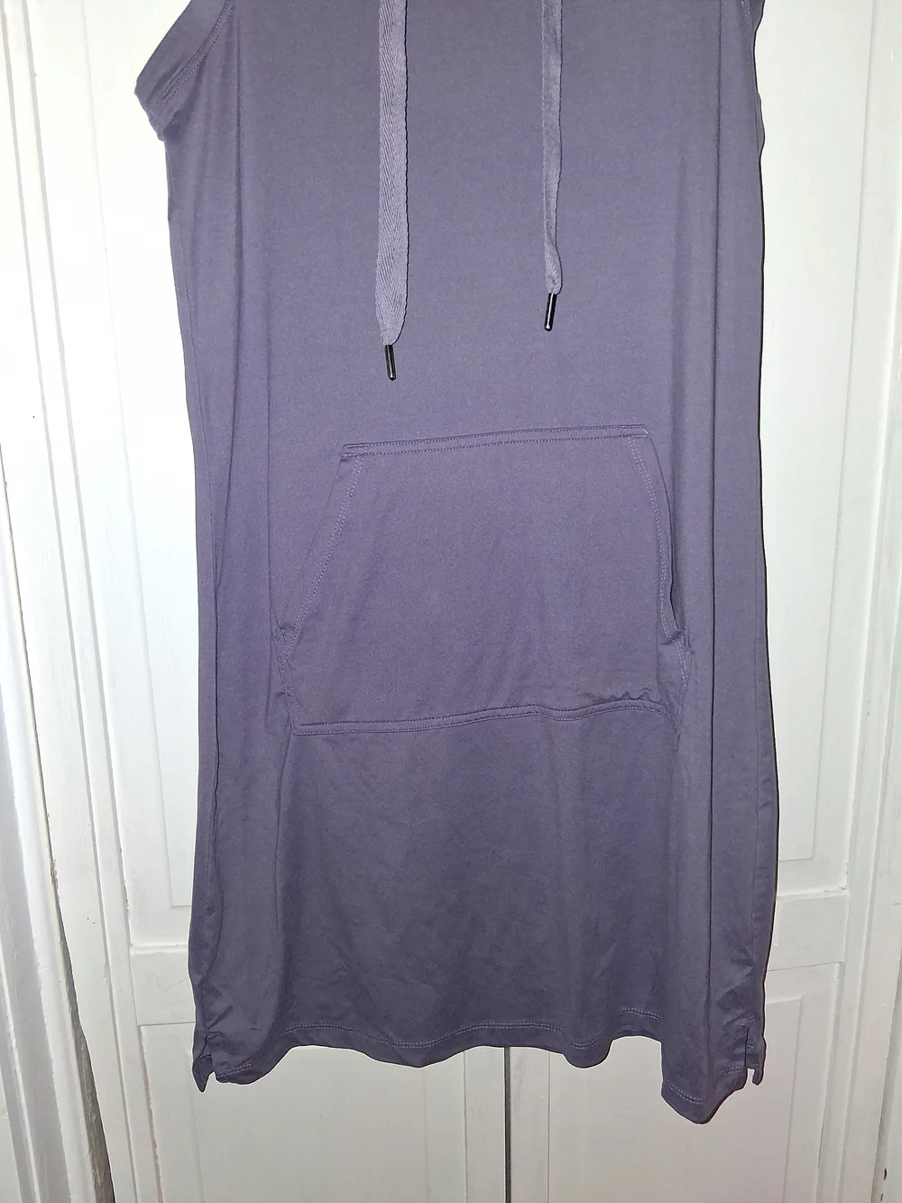 Kyodan Sleeveless Hooded Tunic in Light Lavender - Picture 2 of 9